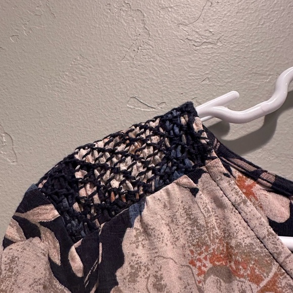 FatFace Women's Blue Cream Floral Blouse Top Size 2 - Picture 9 of 9